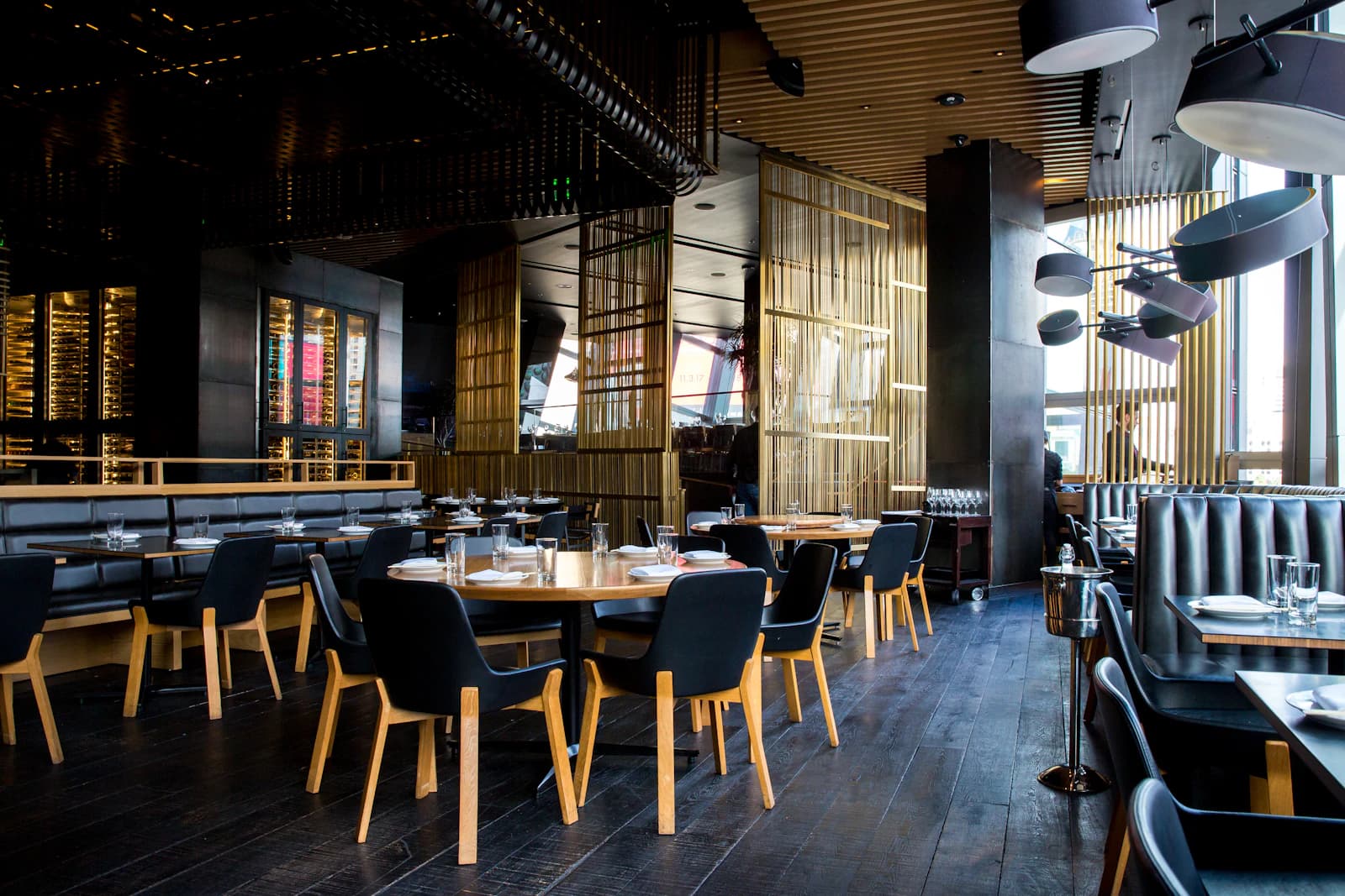 Modern restaurant dining room
