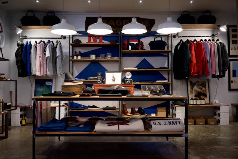 Boutique retail store interior